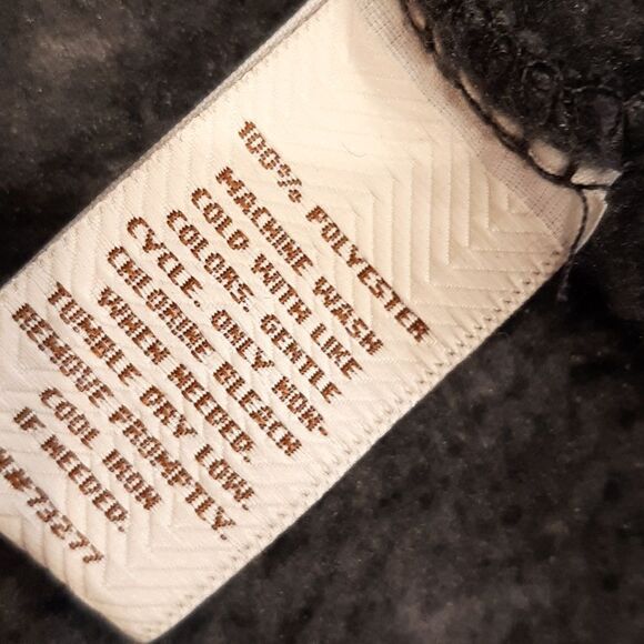 Sonoma Black and Gray Fleece Jacket - Picture 4 of 6